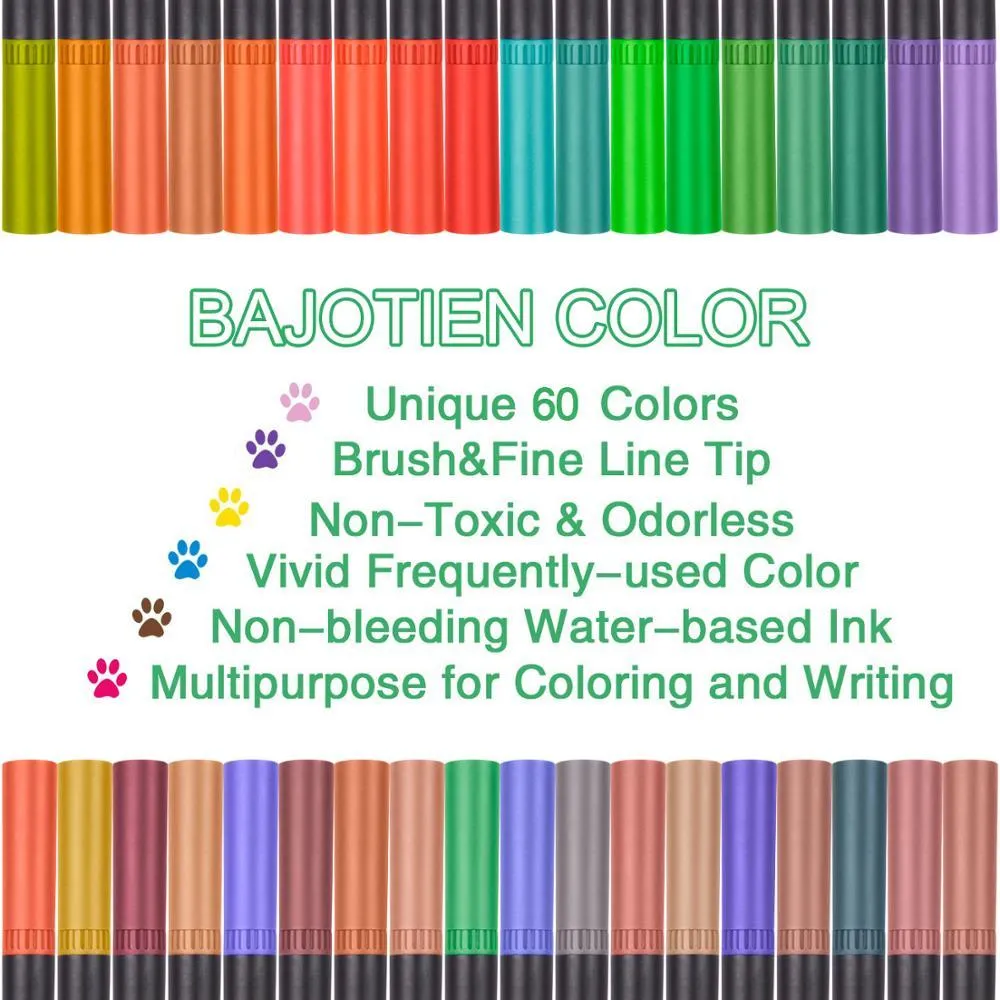 Watercolor-Pen-Brush-Markers-Dual-Tip-Fineliner-Drawing-for-bullet-Journal-Art-Markers-12-24-36