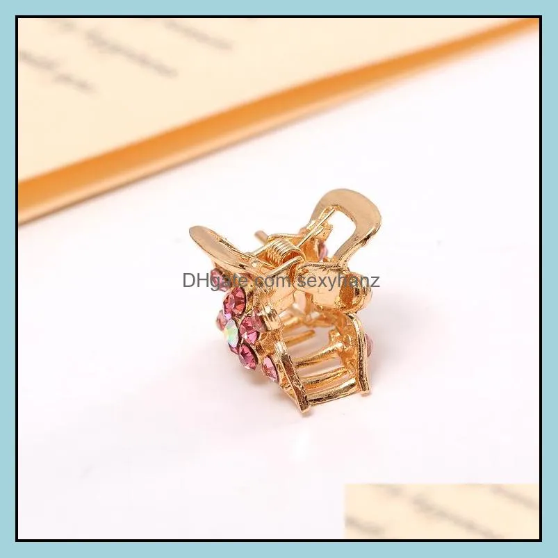 Girls Hair Clips Small Barrettes Scratching clip diamond-encrusted Lay national wind supply accessories wholesale