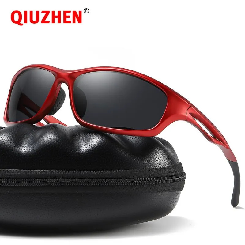 Polarized Sports Sunglasses For Running TR90 Frame, Anti UV Lenses