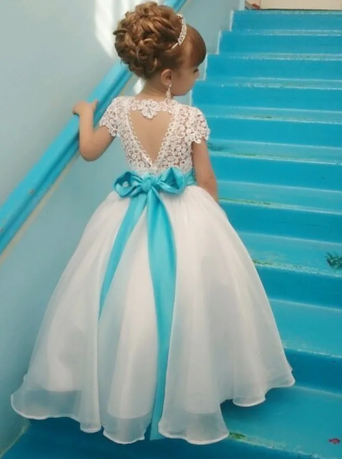 45,13 US$-Vestido de boda de flores para niña, adecuado para vestidos  elegantes de fiesta para niñas de 8 a 12 años, encaje de lujo,  fiest-Description