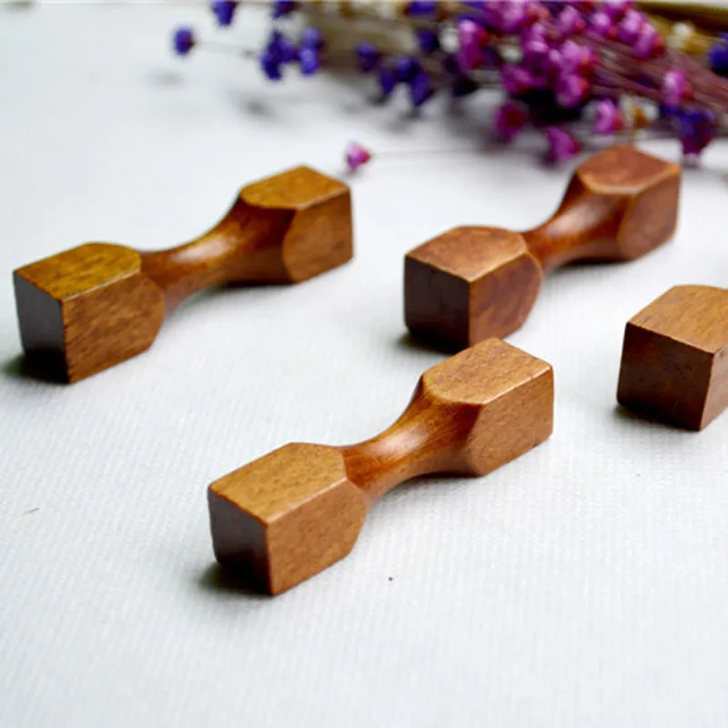 Supporto per bacchette con manubri Supporto per coltello a forma di foglia di legno Supporto per cucchiaio Poggia forchetta Telaio Art Craft Cena Prodotto Cucina
