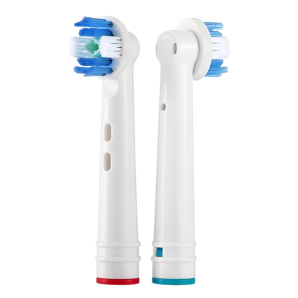 Cabezales de cepillo de dientes eléctricos, blanqueamiento 3D, higiene bucal, cabezal de cepillo de repuesto limpio, 400 unids/lote (paquete de 100)