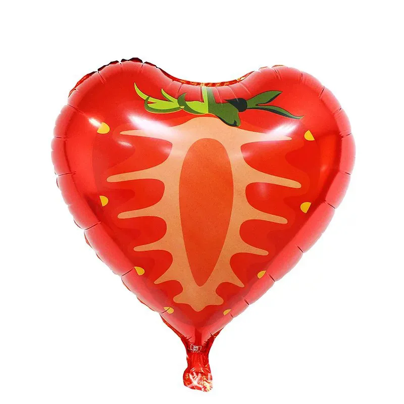 Fashion Fruit Shape Foil Balloon Pineapple Watermelon Ice Cream  Balloons Birthday Party Baby Shower Decoration