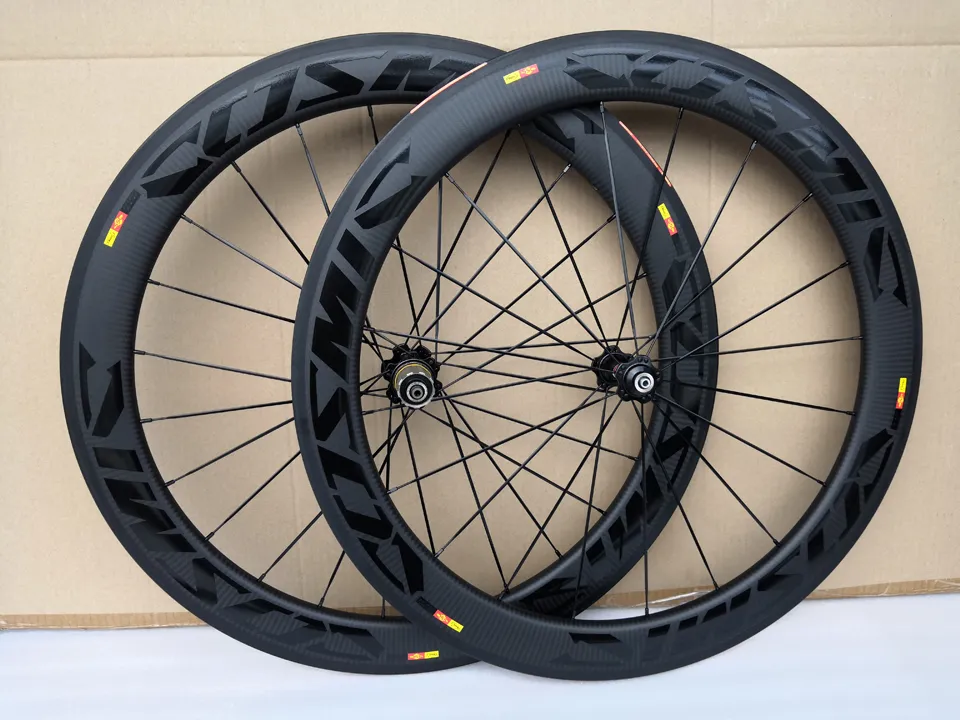 BOB Twill Weave Mavic Cosmic 700C 60mm Depth Road Bike Carbon
