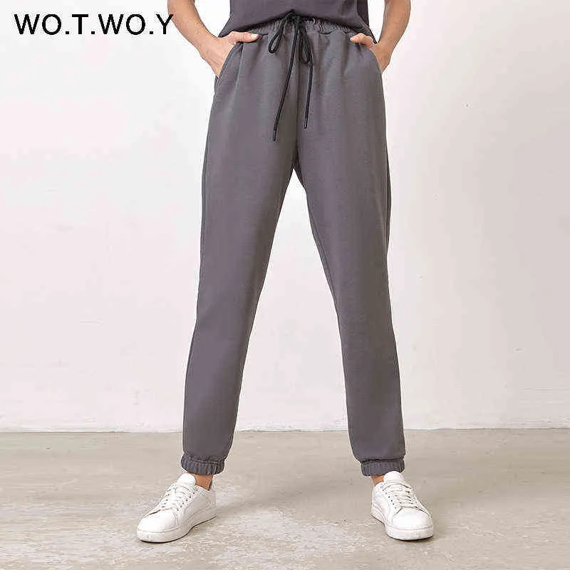 Fleece Lined Sweatpants Womens High Waist Pencil Pants Thick