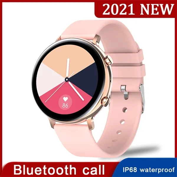 2021 Novo Bluetooth Chamada Smart Watch Women IP68 Impermeável Taxa Cardíaca ECG PPG Monitor Homens SmartWatch para Samsung Galaxy Active 2
