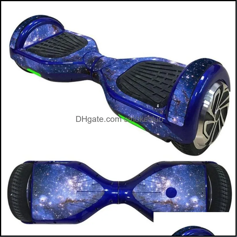 Skateboarding 2021 Protective Vinyl Skin Decal For 6.5in Self Balancing Board Scooter Hoverboard Sticker 2 Wheels Electric Car Film1