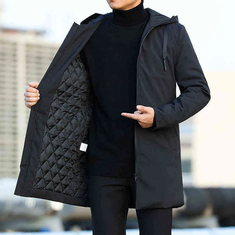 Men's long sleeve warm thicken outerwear top