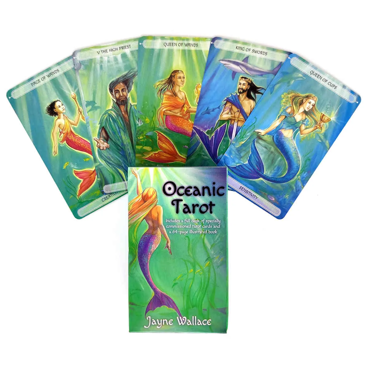 Neue Oceanic Tarot Karten Und PDF Anleitung Divination Deck Unterhaltung Parteien Brettspiel Unterstützung Drop Shipping 78 Teile/schachtel