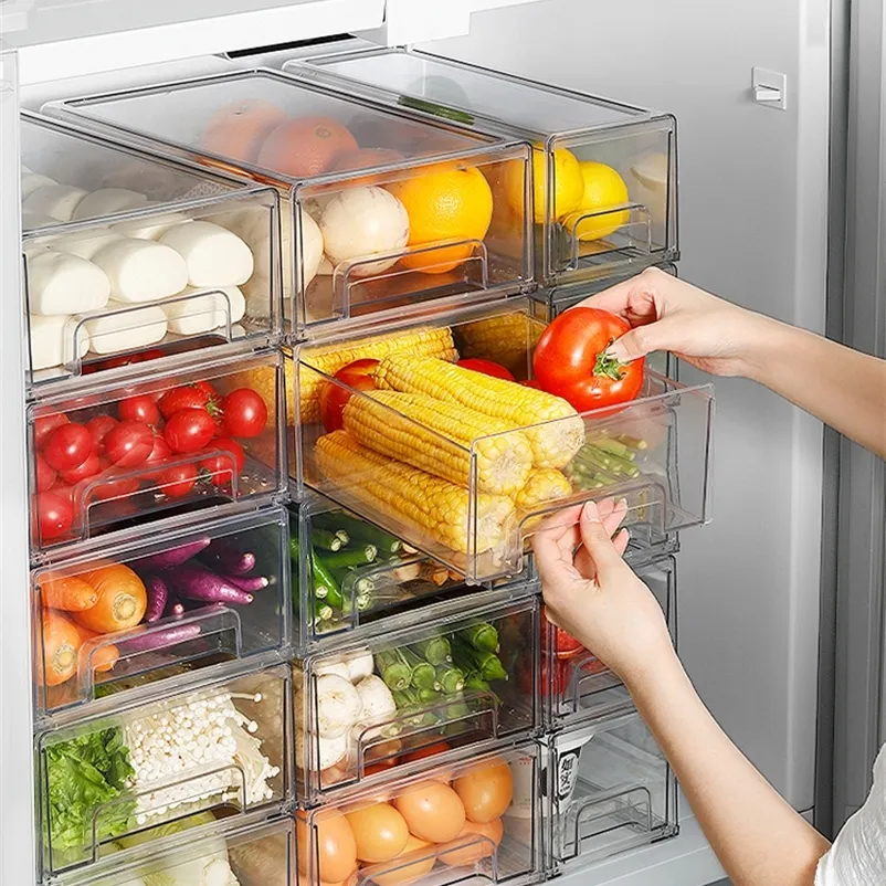 wholesale kitchen organizer clear fridge freezer