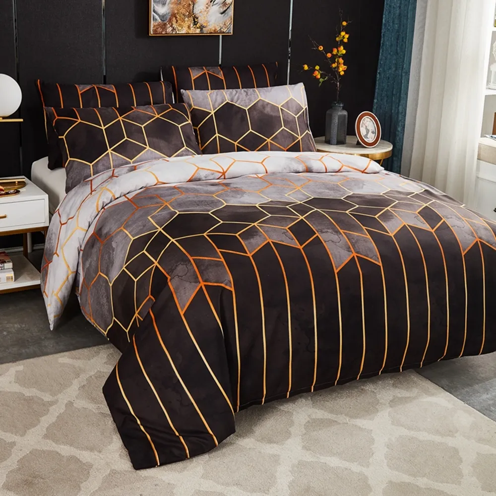 Il’amoreYOU Set Copripiumino 3 Pezzi King 220x240 Cm – 3D Microfibra Morbida Con Cerniera - 2