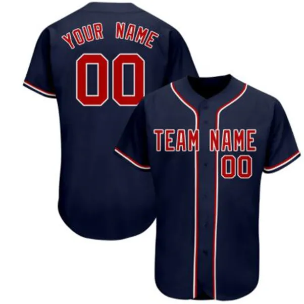 Homens Custom Beisebol Jersey Costura Completo Qualquer Nome Números e Nomes de Equipe, Pls Personalizado Adicionar Observações Em Ordem S-3XL 037