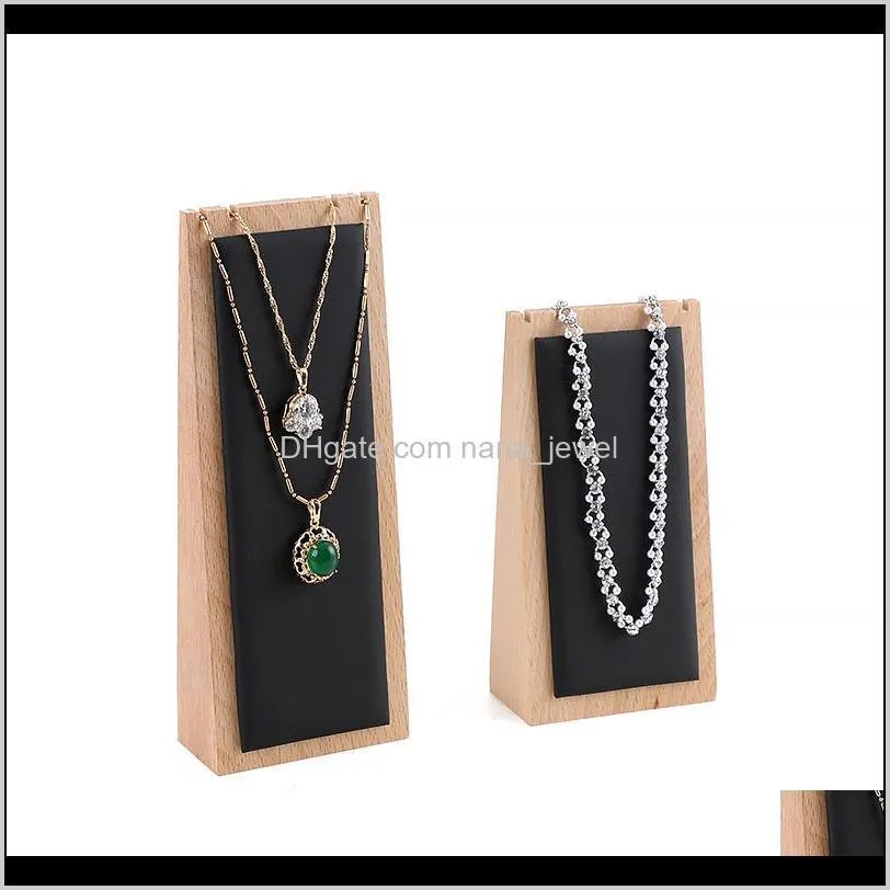 Luxury Wood Jewelry Display Stand Jewellery Displays Boutique Showcase Trade Show Fair Exhibitor Ring Earring Necklace Bracelet Ho247V