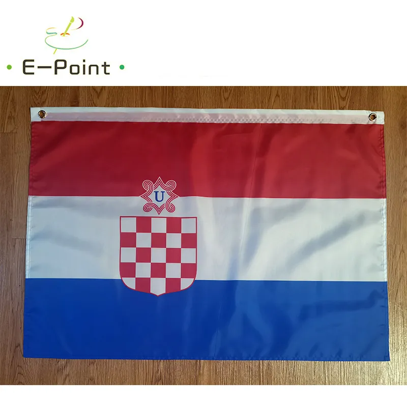 Bandeira de guerra histórica de Croácia 1941-1945 3 * 5ft (90cm * 150cm) bandeira de poliéster bandeira decoração Flying Home Jardim bandeira festiva