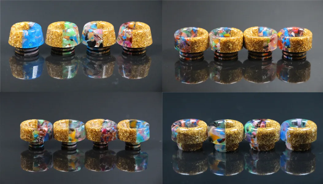 810 510 Thread Half Dollar Epoxy Resin Drip Tips Mushroom Style Kennedy