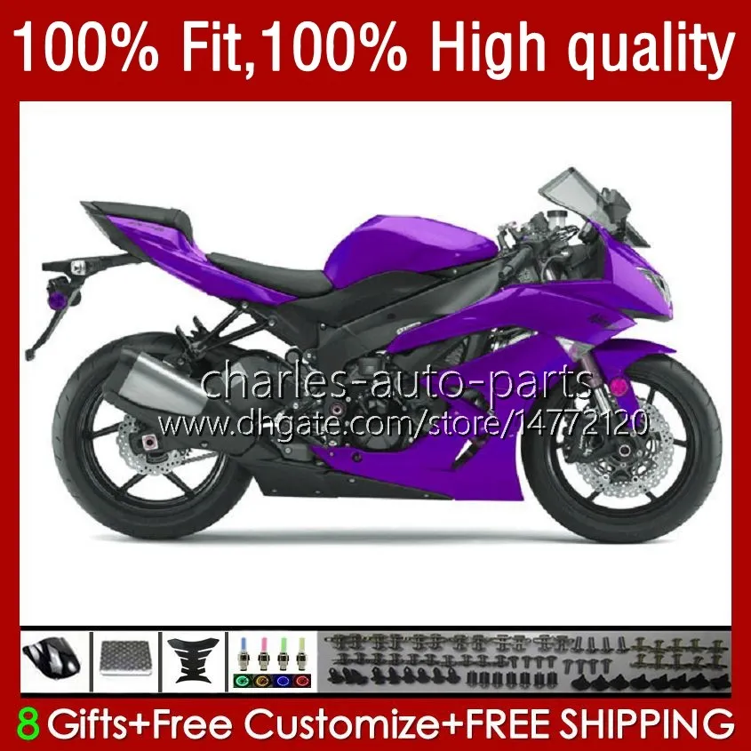 Lila Injektionsverkaufskorper Fur Kawasaki Ninja ZX600 ZX 6R ZX636 600CC 09 12 Nr. 188 Von 333 5 DHgate