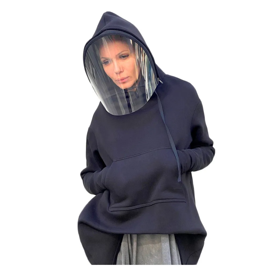 Asymmetric long winter new arrivals hoodie