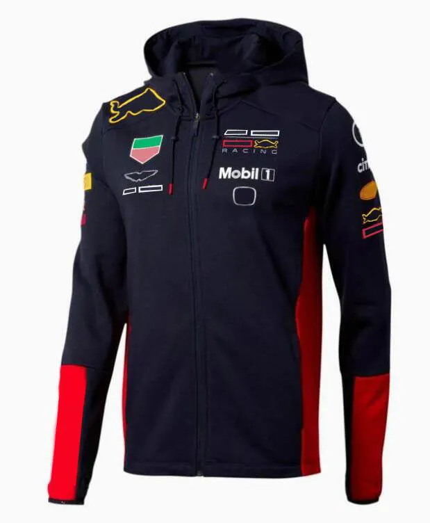 F1 racing hoodie, spring and fall outdoor windproof jacket, same style customization