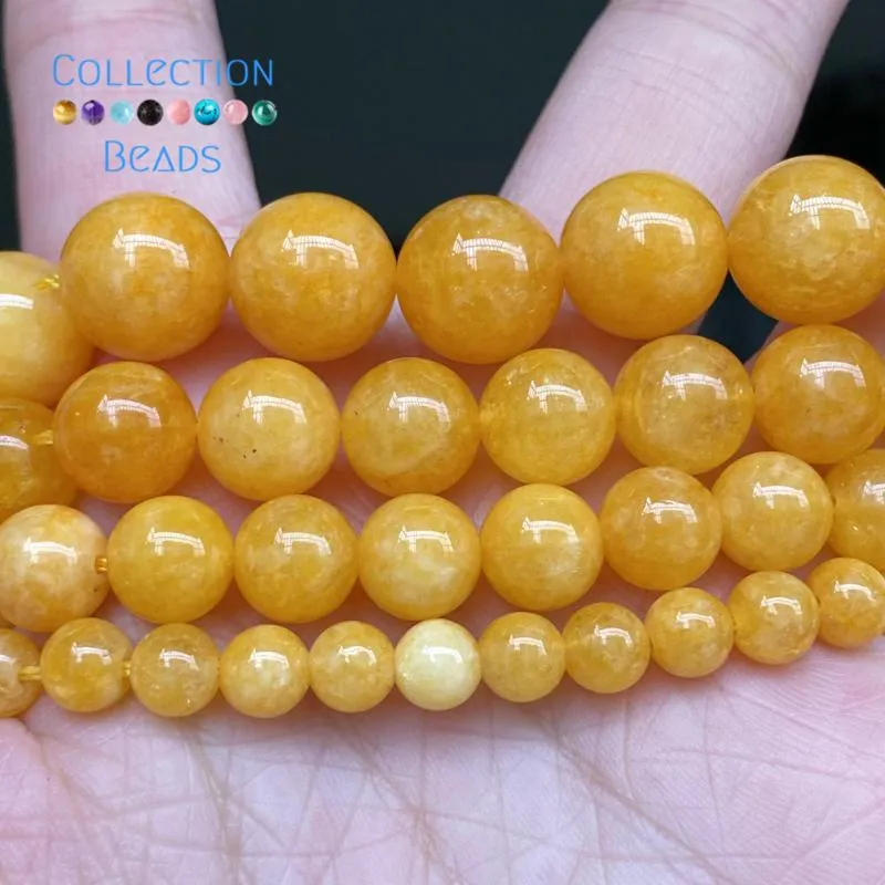 Yellow Jade - Gemstone Faceted Round Beads 4mm (Sold Per Strand - Foto 8