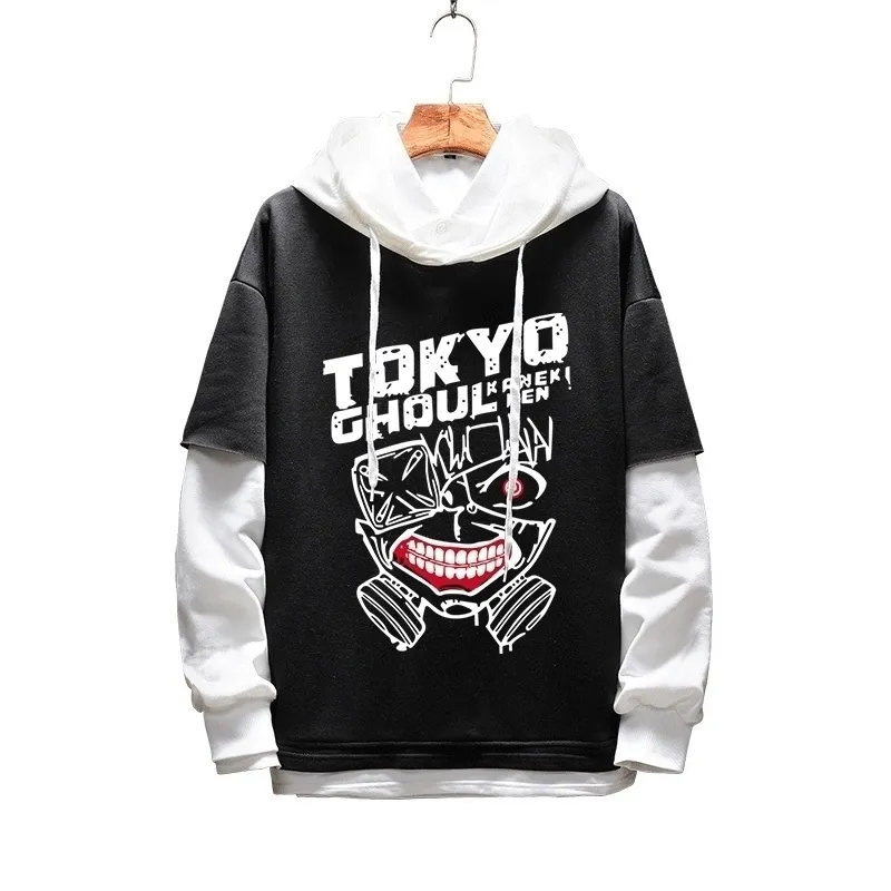 Män Kvinnor Hoodies Anime Tokyo Ghoul Pullover Hoodie Sweatshirt Sportkläder Studenter Ytterkläder Cosplay Kostym Coats Jacket Jumper 201128