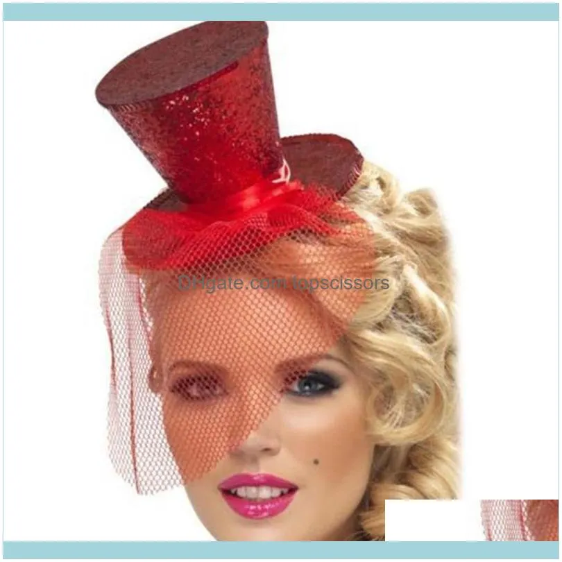 Fashion Mesh Wedding Hairband For Women Headwear Clip Net Veil Cocktail Hat Hair Party Accesorios Para El Cabello Accessories1