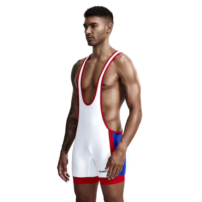 Męskie ciały kształty wrestling singlet men bodysuit seksowne męskie podsektowa bieliznę Jumpsuits Bodywear266s