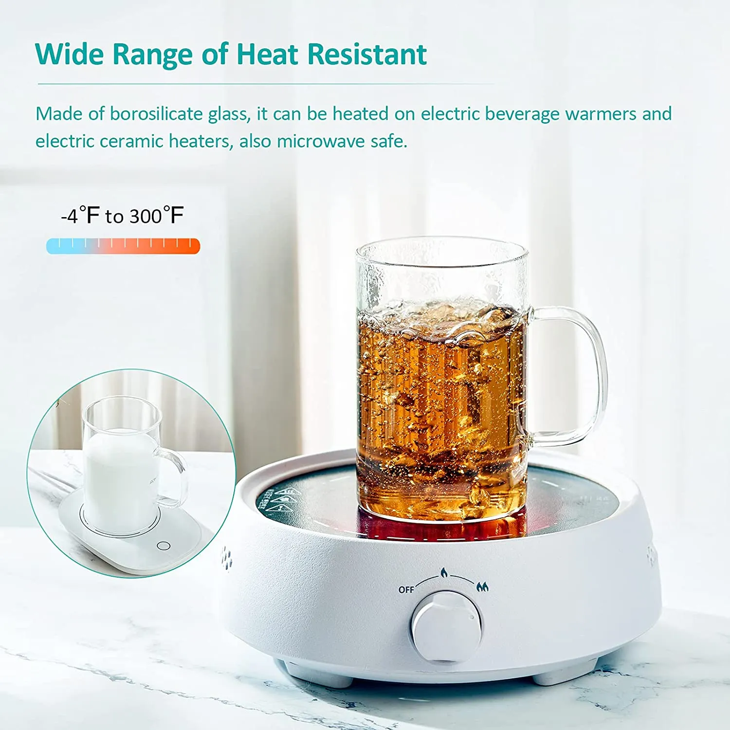 Tazza In Vetro Borosilicato A Doppio Strato 200ml – Resistente Al Calore E Senza Piombo – Ideale Per Caffè E Tè