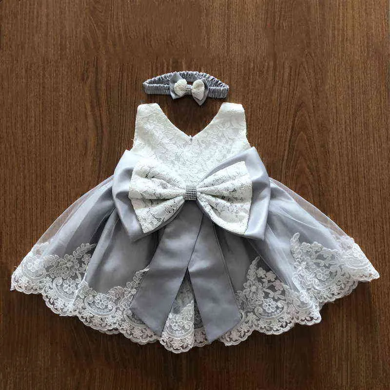 1-21-Baby Dress Lace Flower Christening Gown