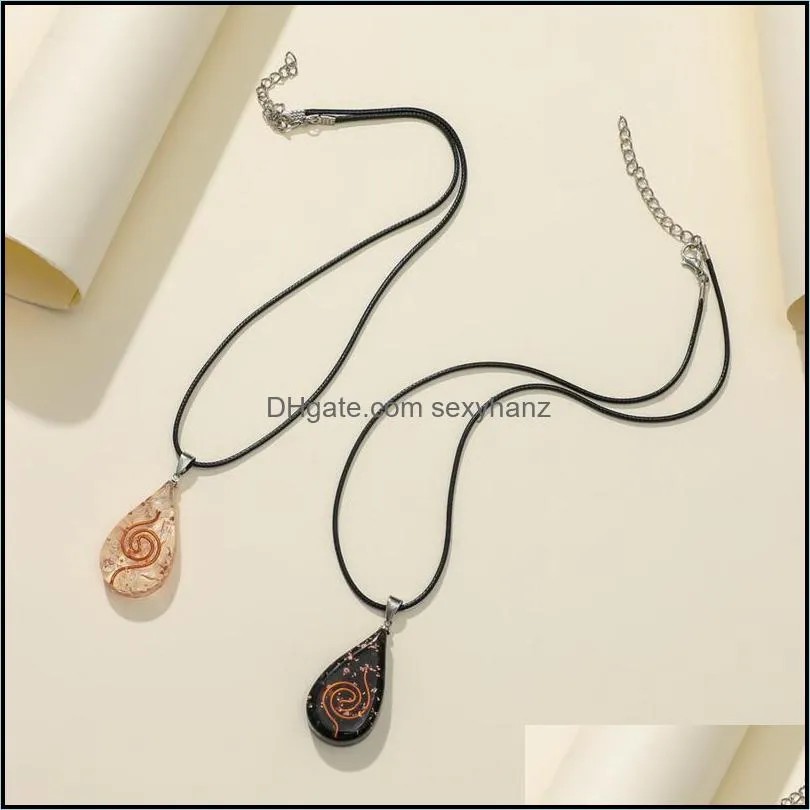 Pendant Necklaces Chakra Orgonite Energy Crystal Amulet Aura Smart Meditation Jewelry Yoga Charm Unisex