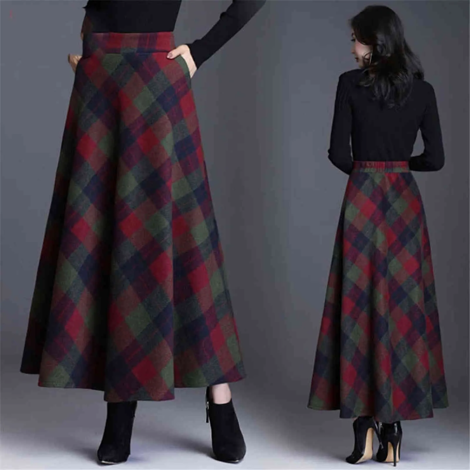 Long wool skirt 4xl 2025