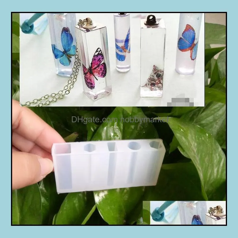 1pcs silicone mold DIY resin jewelry pendant necklace pendant mold resin molds for jewelry