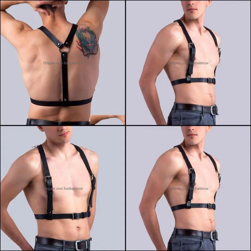 Adults Bdsm Bondage Role Play Men Gay Leather Harness Belts Straps Body Chest Suspenders Sword Belt Man Garter