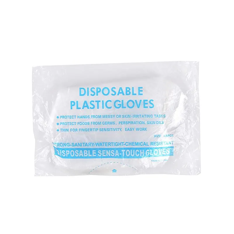 使い捨て手袋プラスチックグローブガーデンレストランホームフードツール50pc/100pc/150pc