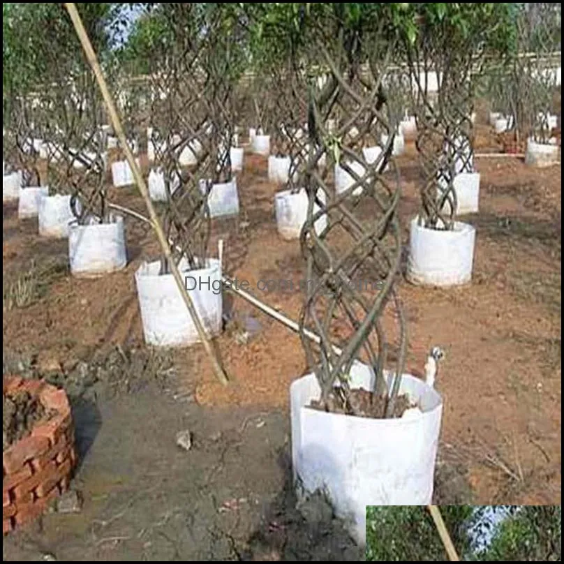 Reusable Round Non-woven Fabric Pots Plant Pouch Root Container Grow Bag Aeration Container Garden Supplies pot