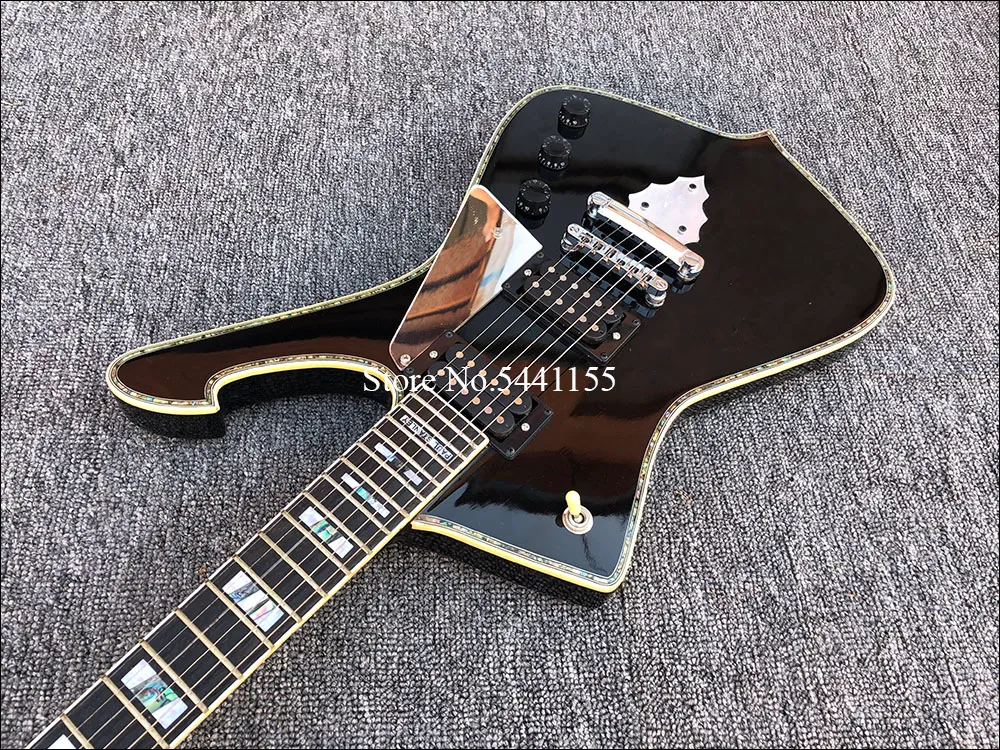 ブラック LP ギター レア PS10 アイスマン ポール スタンレー グロス