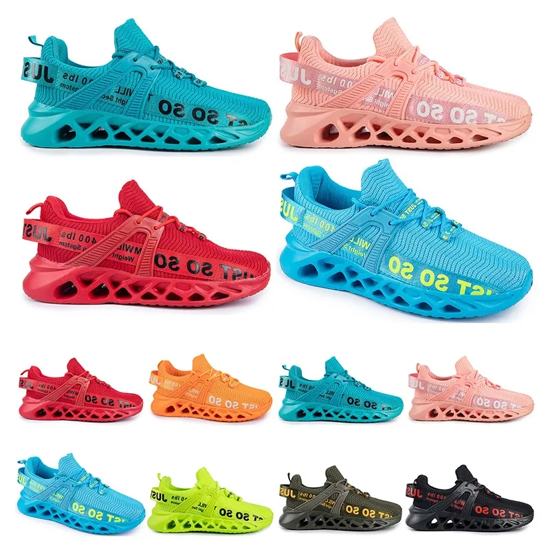 Running Shoes Mens Womens Stor Storlek 36-48 EUR Mode Andas Bekväm svart Vit Grön Röd Rosa Bule Orange Sjuttiofem