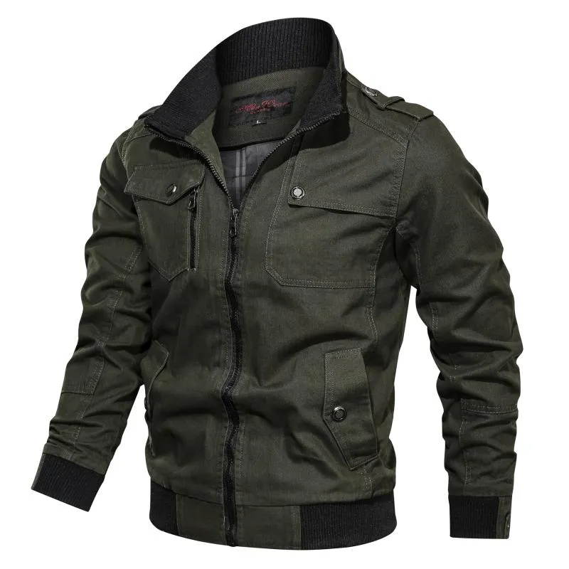 Mens Military Jackets: Lightweight Spring/Autumn Bomber