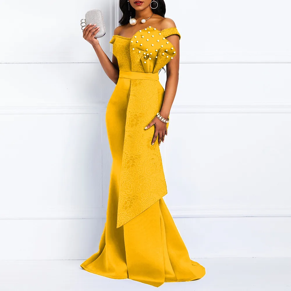 ankara engagement dresses Empire Waist Plus Size Boho Wedding Dress With Sleeves main image 0