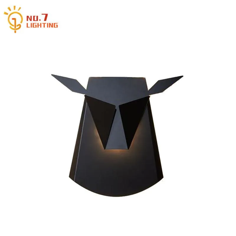 Wall Lamp Modern Simple Antler Lamps For Living Room Decoration Background Iron Art Individual Mounted Stairs Bedside Study Cafe