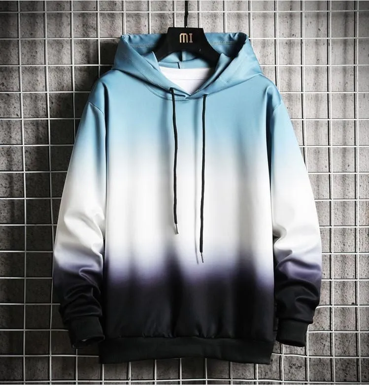 Custom Colorful Gradient Hoodies For Men And Women Zipper Hoodies And Sweatshirts With Rainbow Top Solid Color Hooded 201103 From Mu04 21.02 DHgate.Com