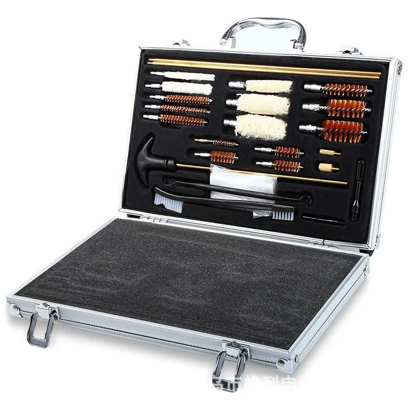 24 stks Gun Cleaning Kit Universele Tactische Borstel Tool voor Pistool Jacht Rifle Shotgun vuurwapenreiniger accessoires