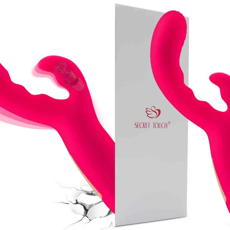 Nxy Sex Vibrators Silicone Clitoris Vibrator for Stimulating g Spot 16 Modes Dildo Rabbit Waterproof Vibrating Erotic Toy 1209