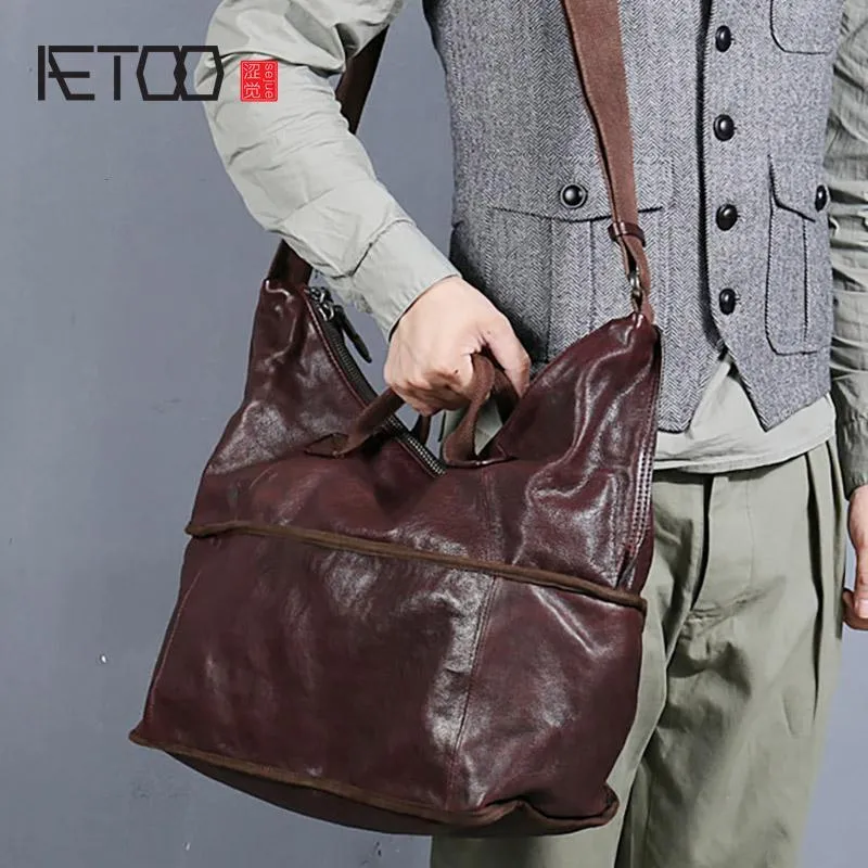 HBP AETOO Bolso retro de tendencia para hombre