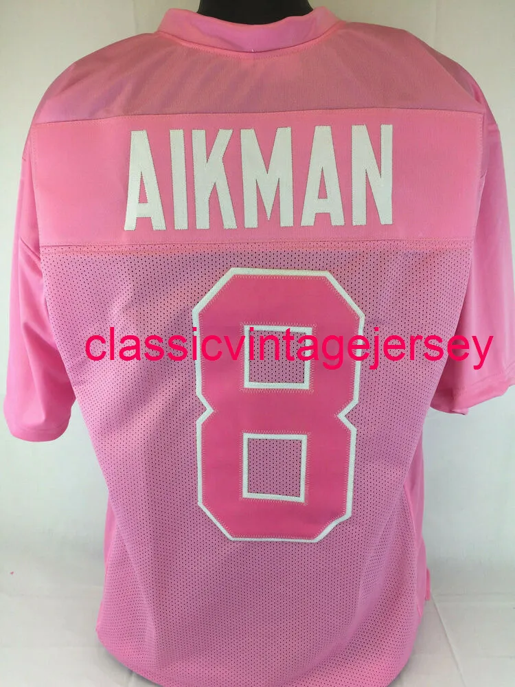 Pink troy aikman jersey clearance
