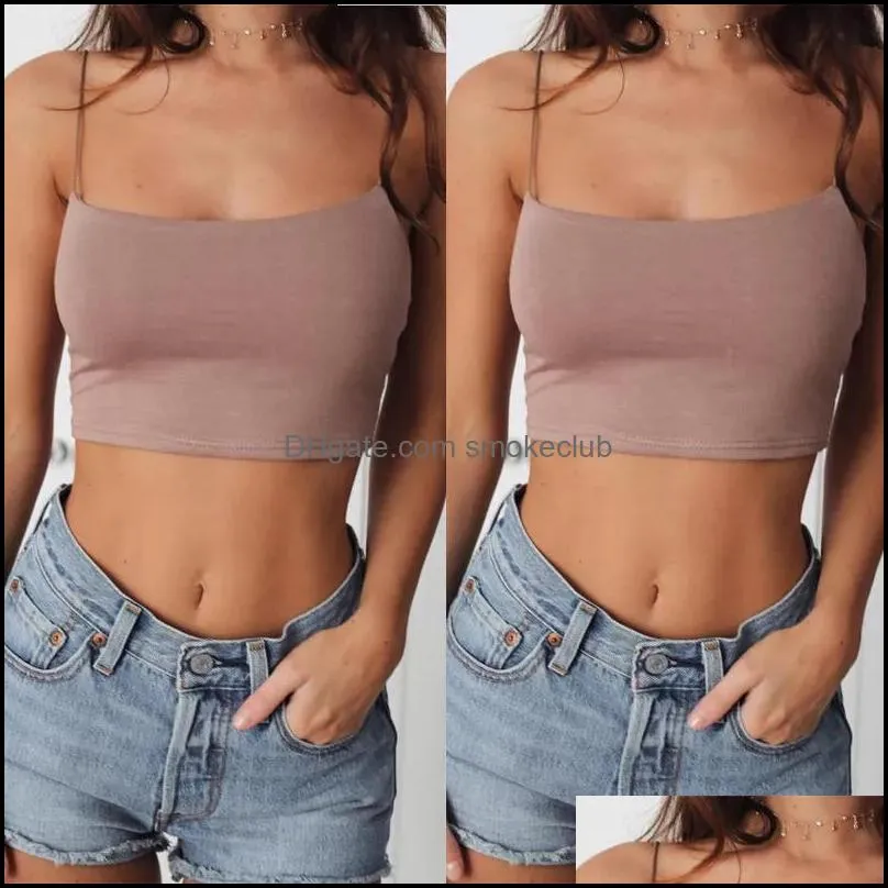 Women`s summer sexy camisole vest slim fit casual vest ladies undershirt solid breathable yoga for women
