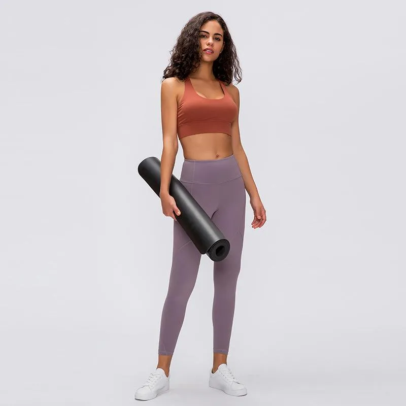 Black Workout Leggings Outfit Higher Waisted Women Pants 25 Inch Inseam  Leggings Sport Fitness Buttery Soft Gym Exercise For From Mucho, $23.28