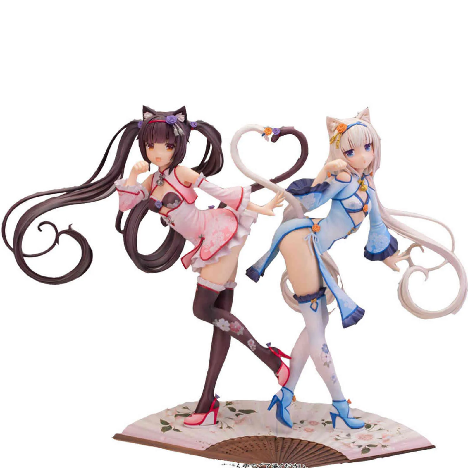 Natif LIANT NEKOPARA Azuki Noix De Coco 1/4 Échelle PVC Action Figure Statue Anime Sexy Figure Modèle Jouets Collection Modèle Poupée Cadeau H1105