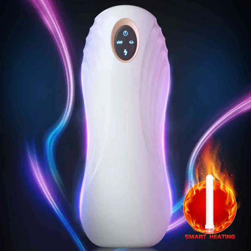 Nxy Sex Masturbators Men Real Automatic Sucking Male Masturbation Cup Oral Vagina Adult Suction Vibrator Masturbator Toys for Blowjob Machine 1208