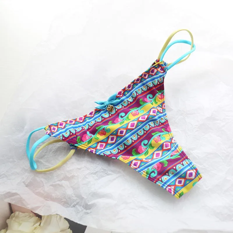 Womens Panties Sexy Women Underwear Nylon Printed Pantie G String