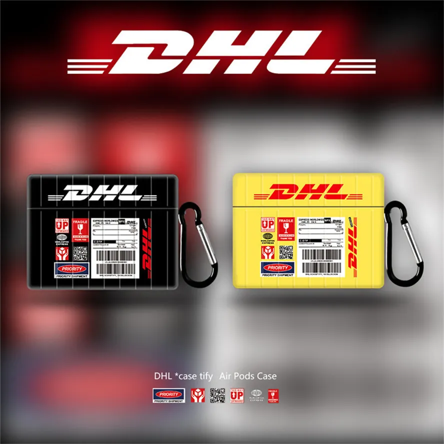 DHL Parcel Express Broke Box Чехол для наушников Мягкий силиконовый Чехол  для Apple Airpods 1/2 Pro Bluetooth Наушко
